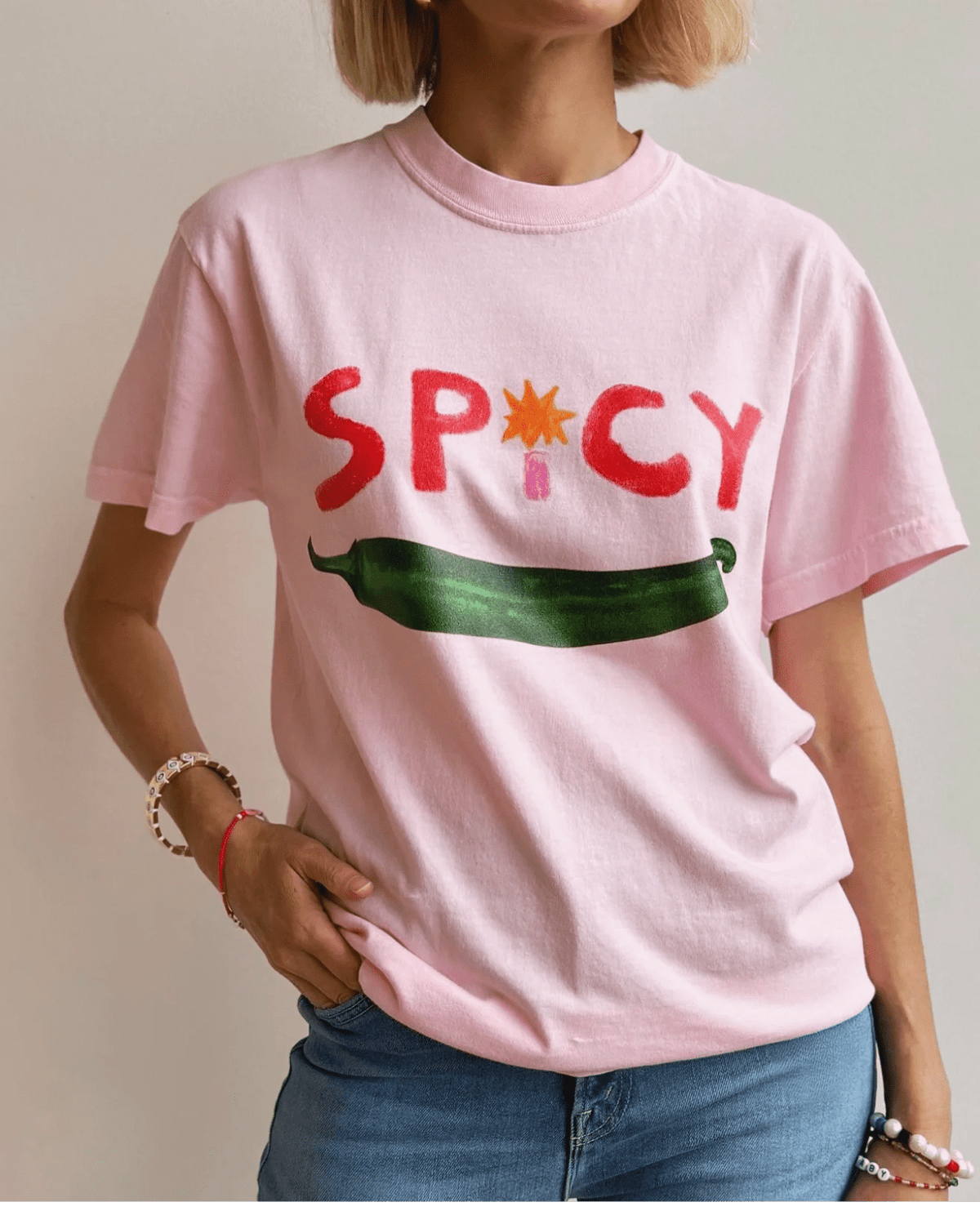 Spicy T-Shirt Pink - Sare StoreMaku The Label