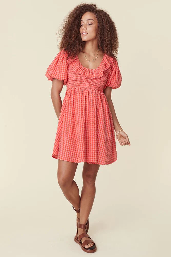 Strawberry Fields Mini Dress - Strawberry - Sare StoreSpellDress