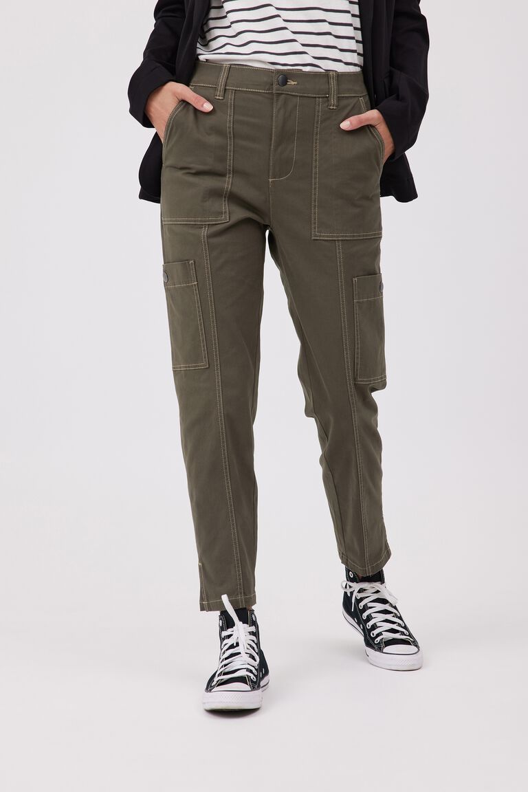 Stretch Cargo Pant - Military Green - Sare StoreCeres LifePants