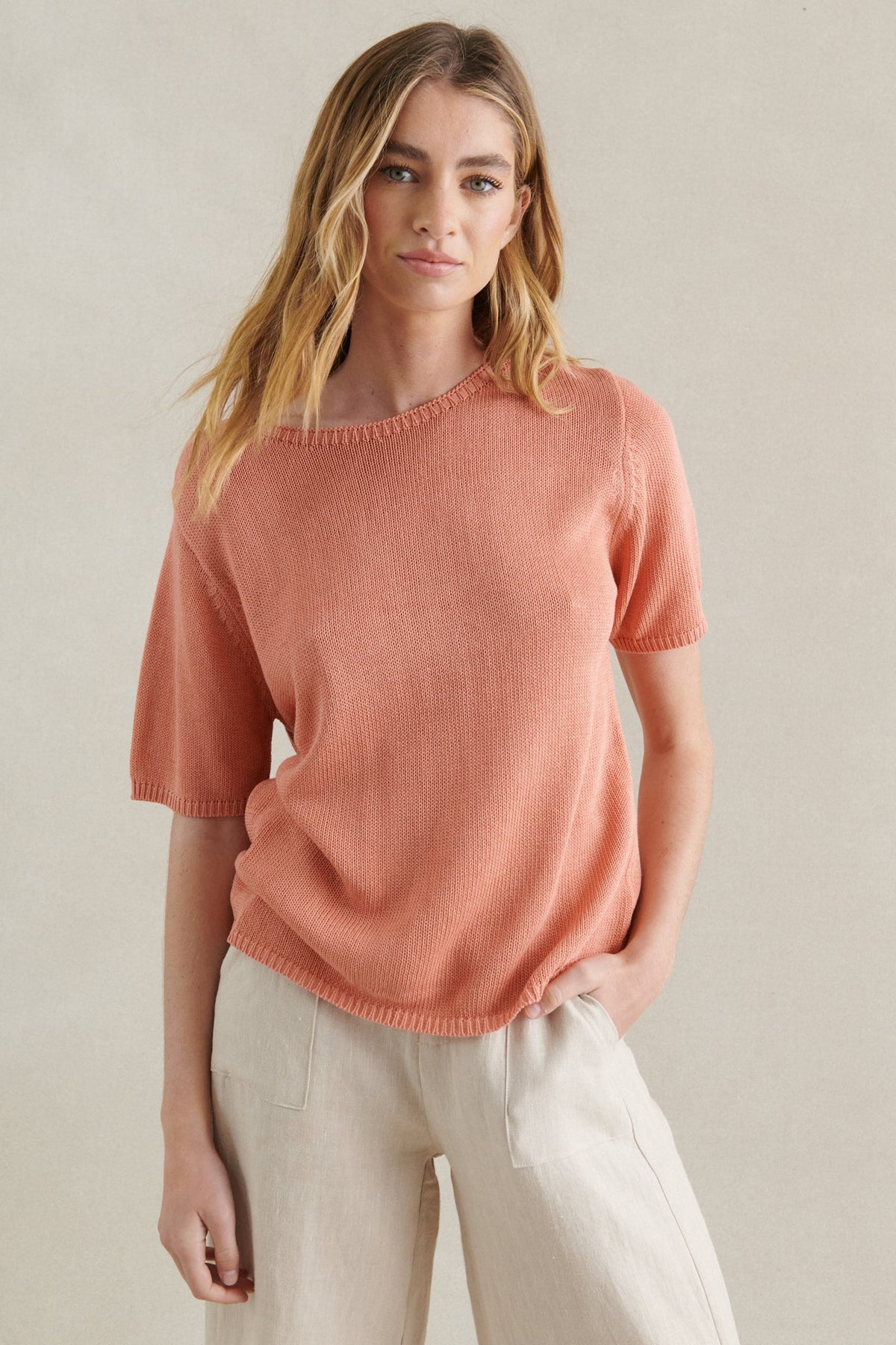 Summer Tee - Peach - Sare StoreLittle LiesTops