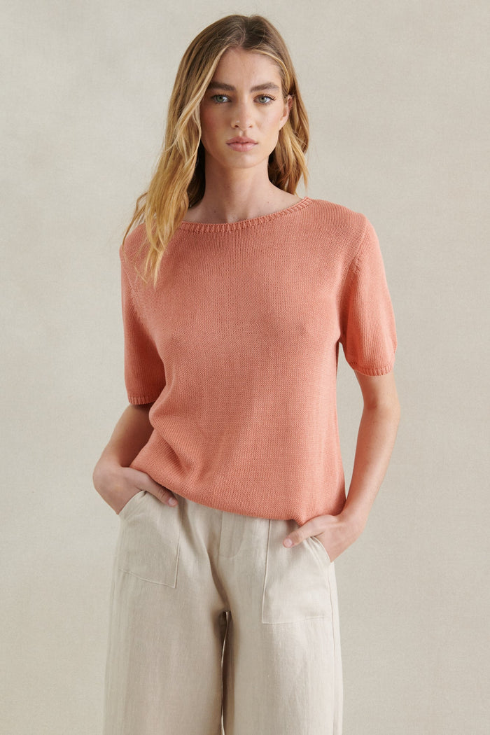 Summer Tee - Peach - Sare StoreLittle LiesTops