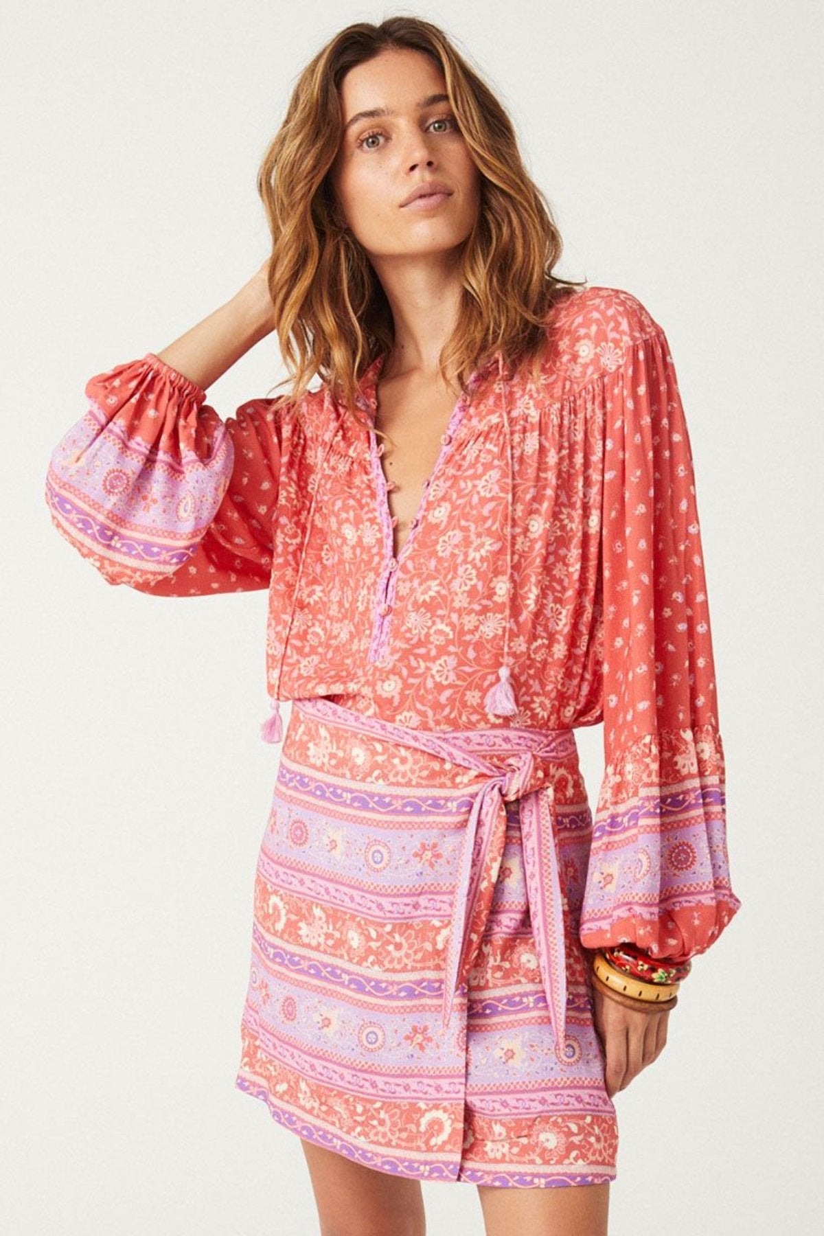 Sunshine Bandit Blouse - Cayenne - Sare StoreSPELLBlouse