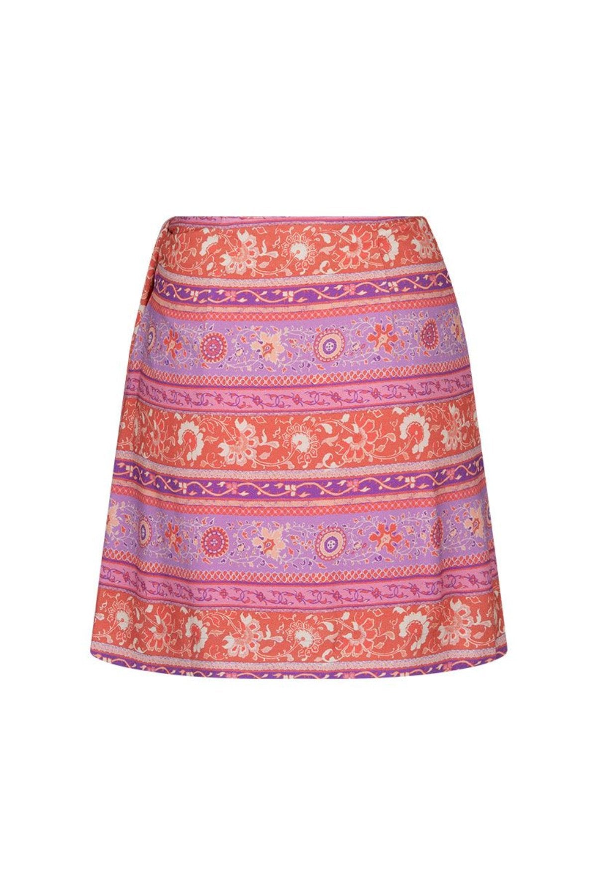 Sunshine Bandit Wrap Mini Skirt - Cayenne - Sare StoreSPELLSkirt