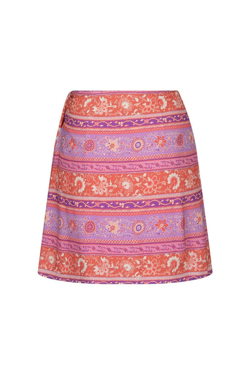 Sunshine Bandit Wrap Mini Skirt - Cayenne - Sare StoreSPELLSkirt