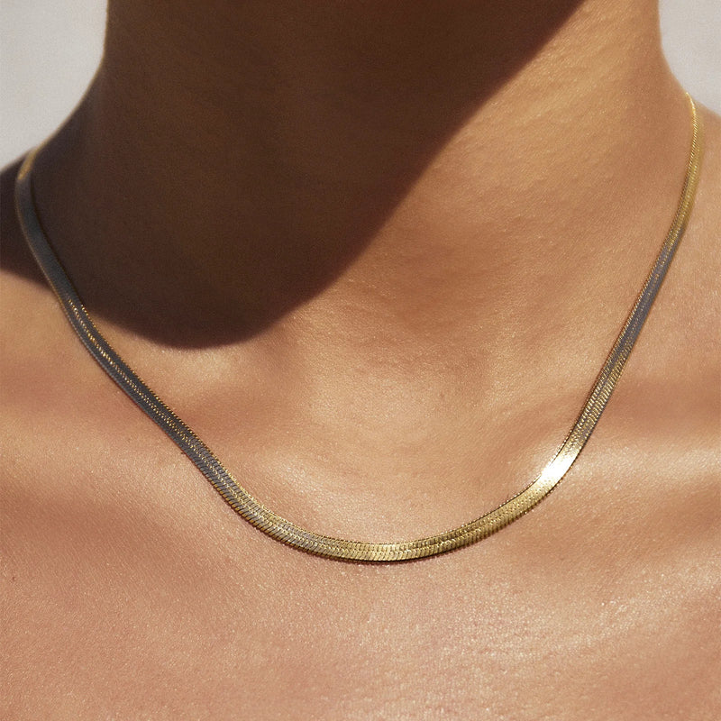 Sylvia Gold Snake Chain Necklace - Sare StoreArms Of EveNecklace