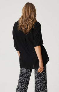 Tayla Shirt - Black Crinkle - Sare StoreCartel & WillowShirts