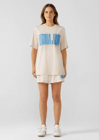 Team Lorna Jane Relaxed Tee - Ivory - Sare StoreLorna Janeactivewear