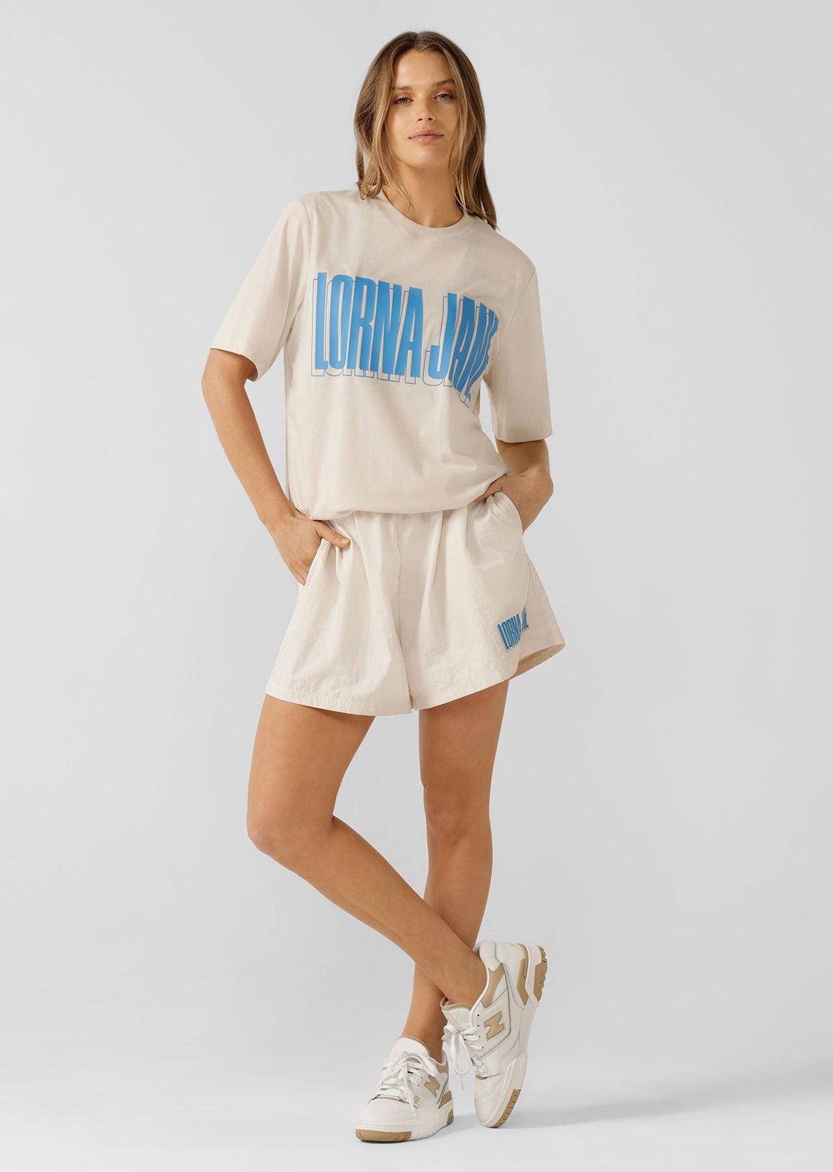 Team Lorna Jane Relaxed Tee - Ivory - Sare StoreLorna Janeactivewear