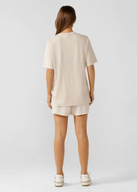 Team Lorna Jane Relaxed Tee - Ivory - Sare StoreLorna Janeactivewear