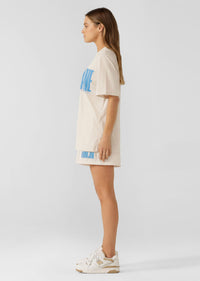 Team Lorna Jane Relaxed Tee - Ivory - Sare StoreLorna Janeactivewear