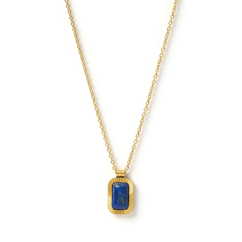 Teo Gold Necklace - Lapis - Sare StoreArms Of EveJewellery