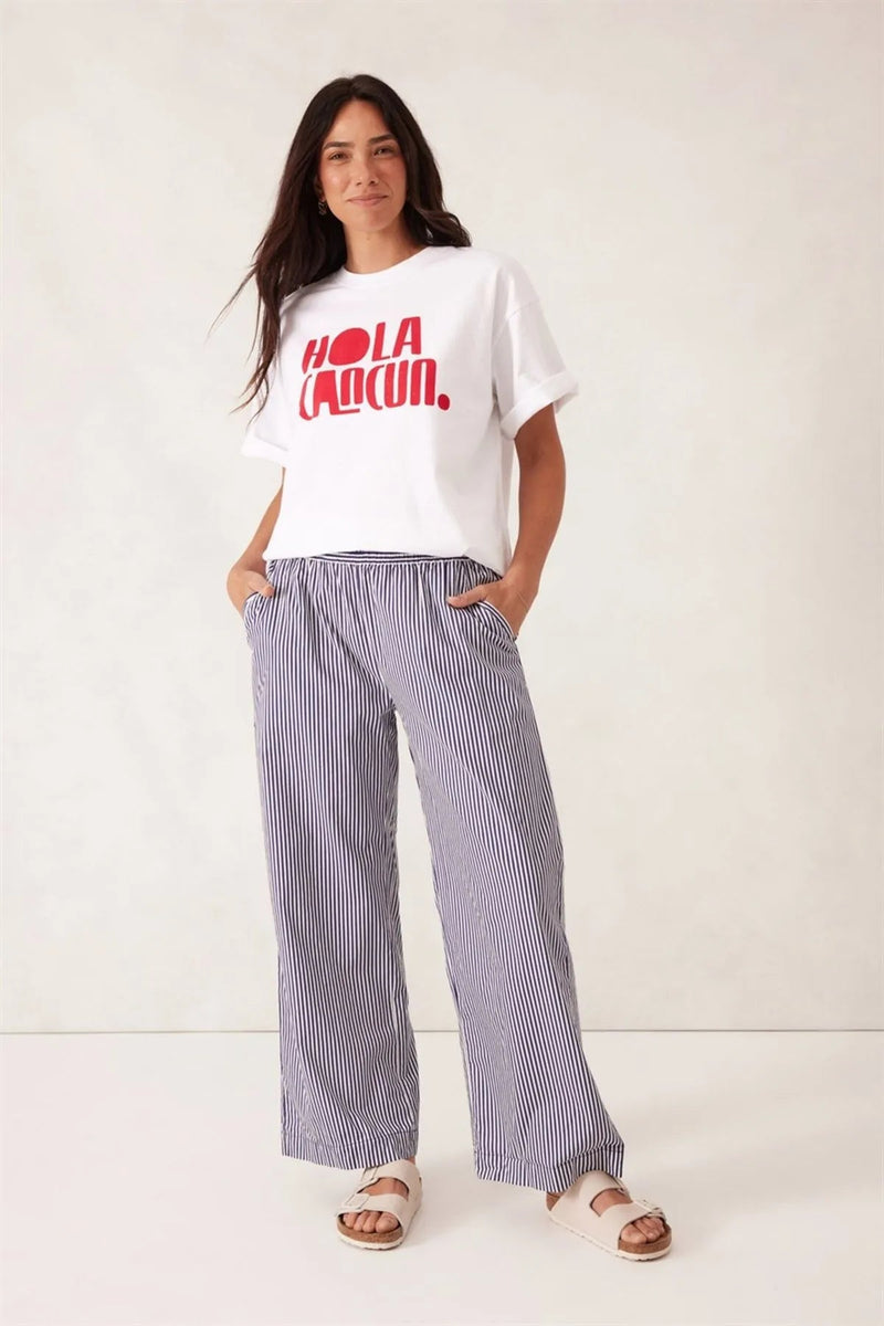 The Lounge Pant - College Blue White/Narrow Stripe - Sare StoreCeres LifePants