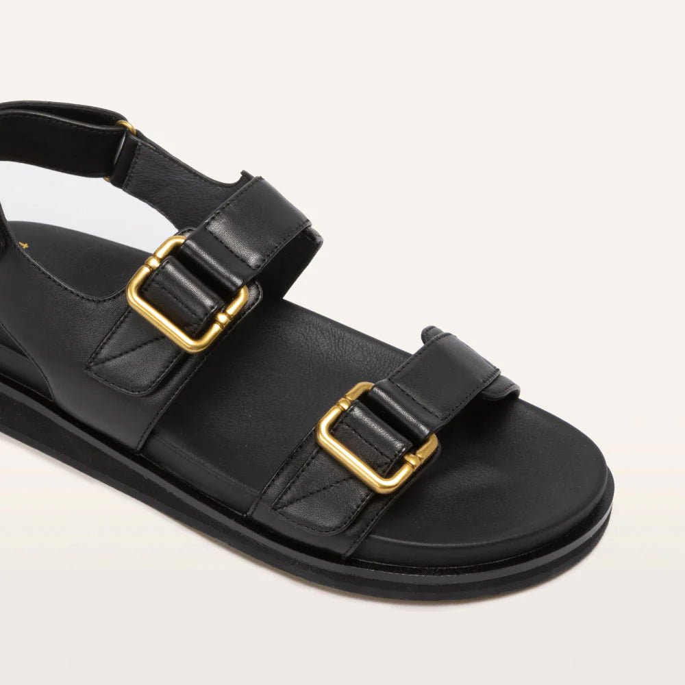 Thompson Black Sandals - Sare StoreFrankie 4Shoes