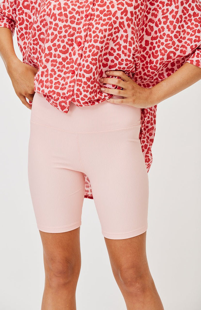 Tia Bike Short - Blossom Rib - Sare StoreCartel & WillowShorts