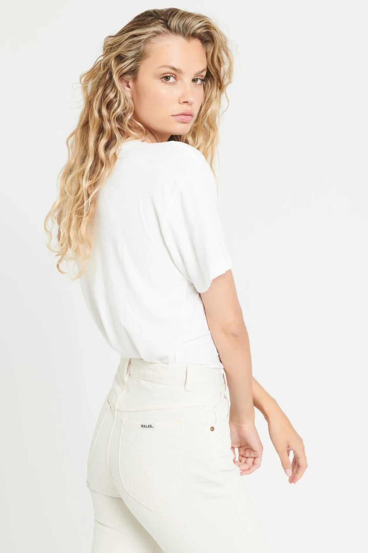 Tomboy Tee - Vintage White - Sare StoreRollas JeansT-shirt