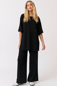 Trisha Top - Black Knit - Sare StoreCartel & WillowTops