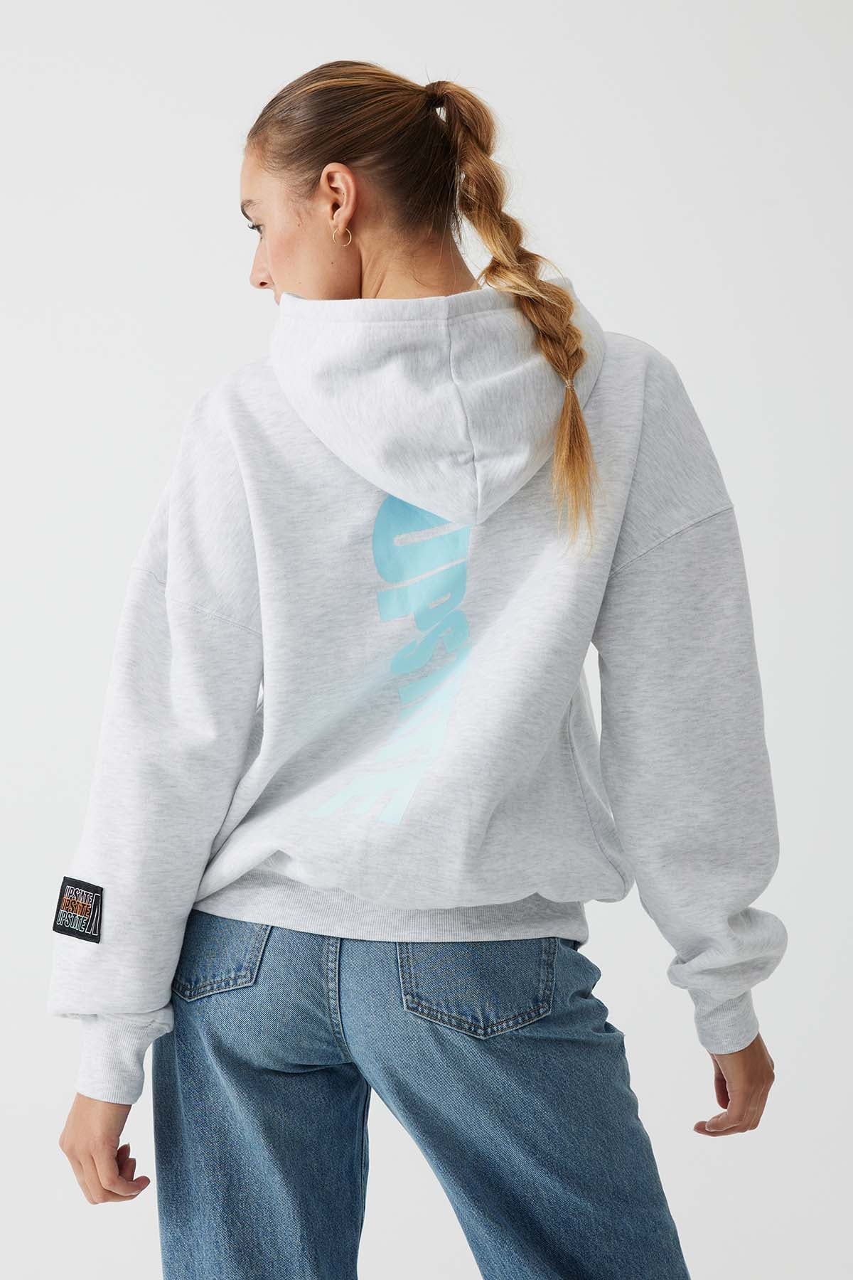 Upstate Player Hoodie - White Marle - Sare StoreUpstate Sportactivewear