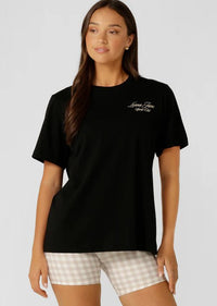 Wellness Retreat Relaxed T-Shirt - Black - Sare StoreLorna JaneT-shirt