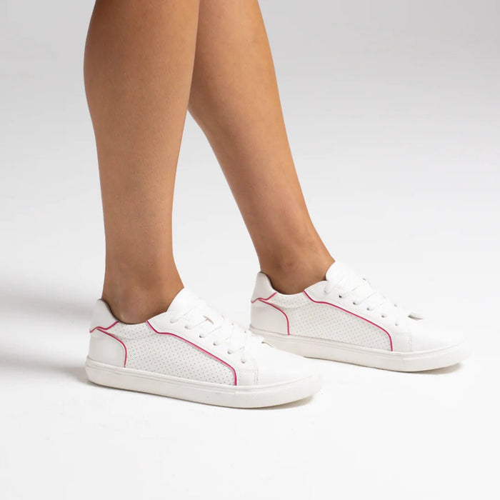 Whitaker Sneakers- White Fluro - Sare StoreVerali ShoesShoes