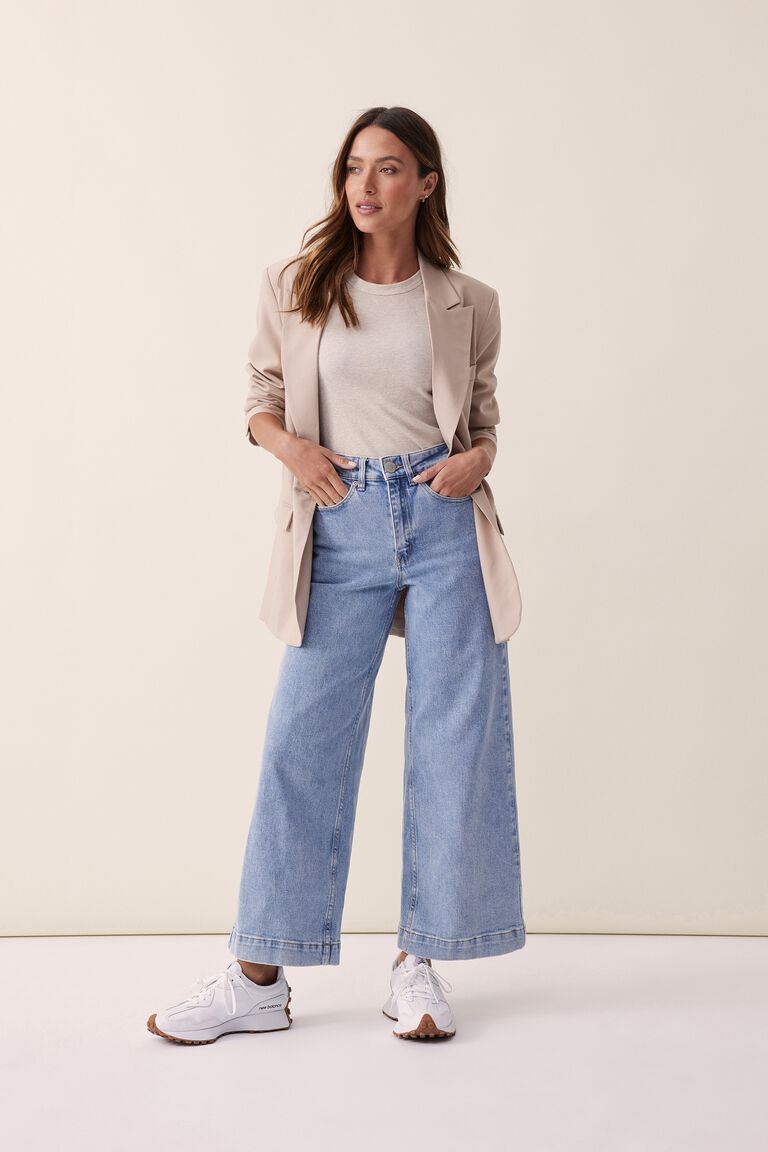 Wide Leg Jean - Vintage Blue - Sare StoreCeres LifePants