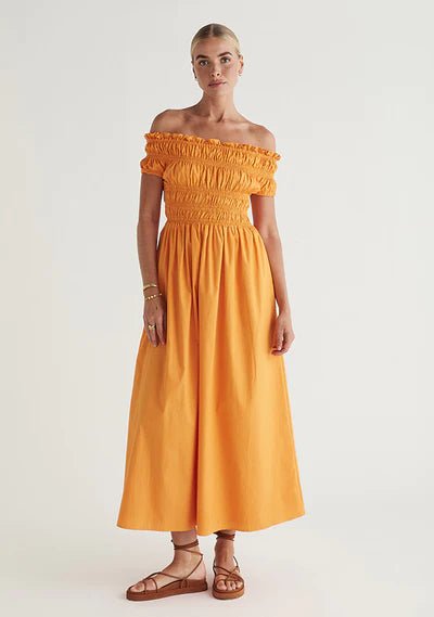 Xenia Maxi Dress - Marigold - Sare StoreMOS The LabelDress