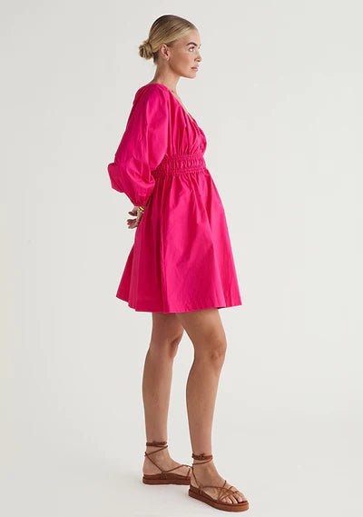 Xenia Mini Dress - Cerise - Sare StoreMOS The LabelDress