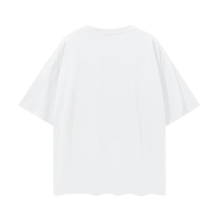 YEEHAW!! Oversize Deep Drop Shoulder Tee - 190 GSM - Lucent White - Sare StoreMaku The LabelTee