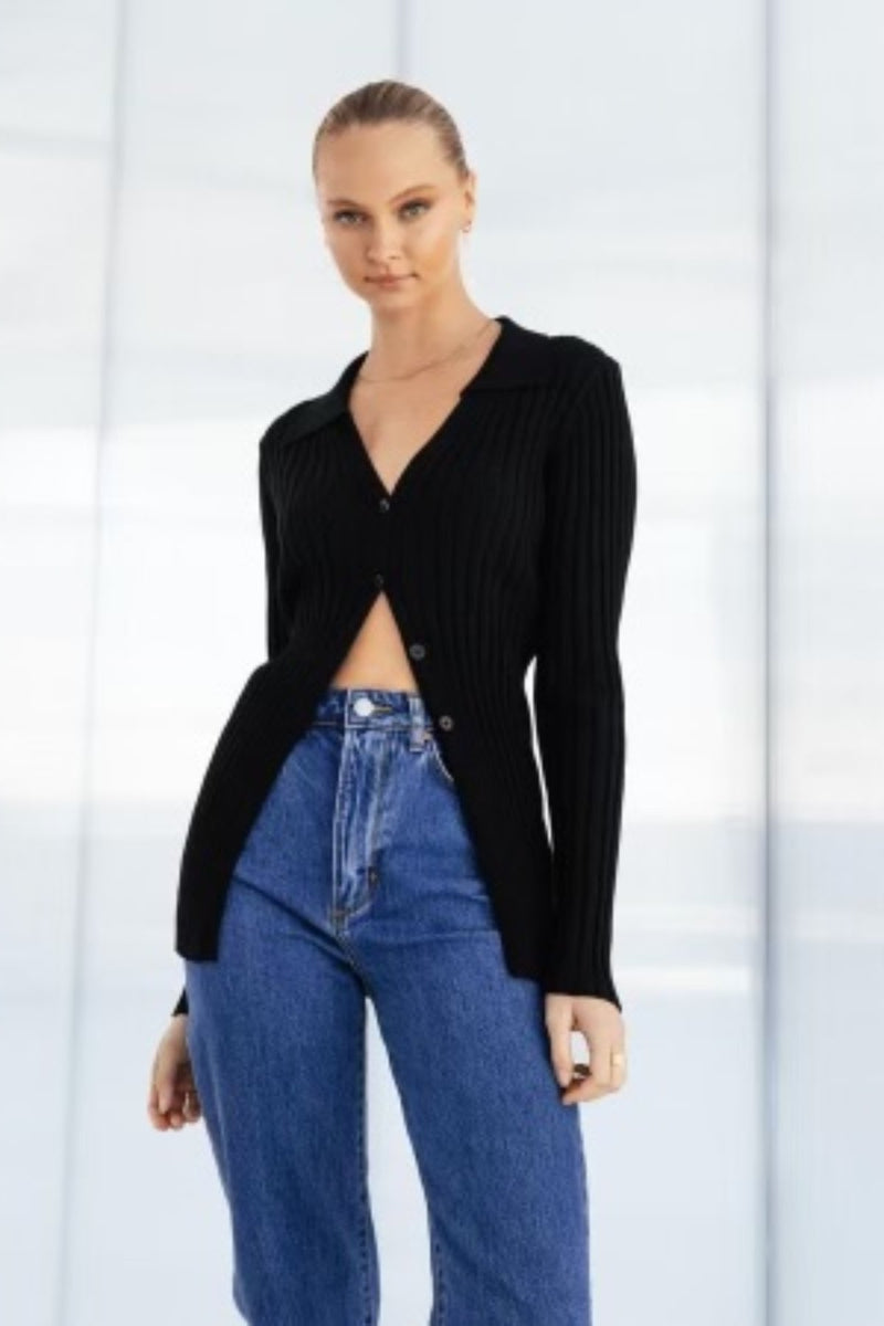 Zara Knit Top - Black - Sare StoreSare StoreTops