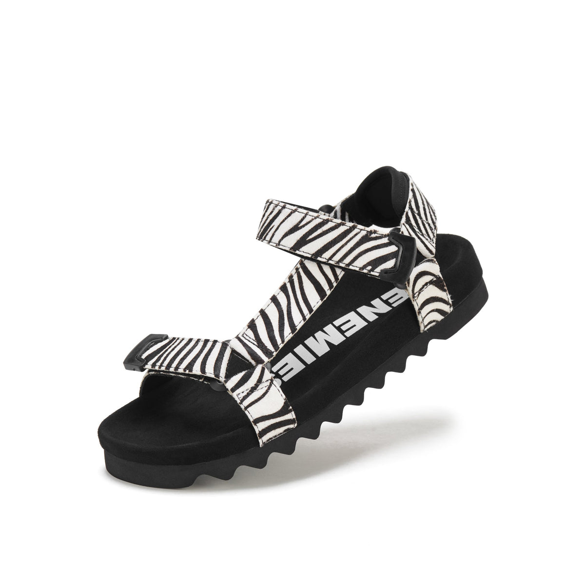 Zebra Sandal Tooth Wedge - Sare StoreRollie NationShoes