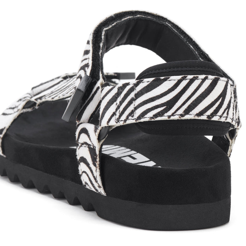 Zebra Sandal Tooth Wedge - Sare StoreRollie NationShoes