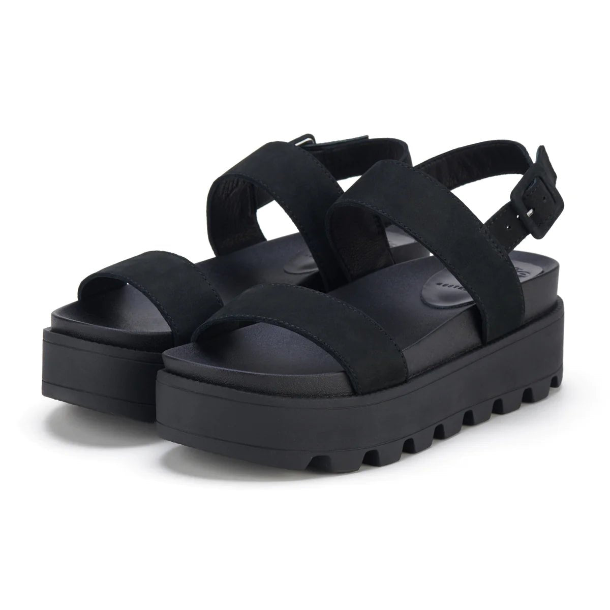 Zeze Wedge Strap All Black - Sare StoreRollie NationSandals