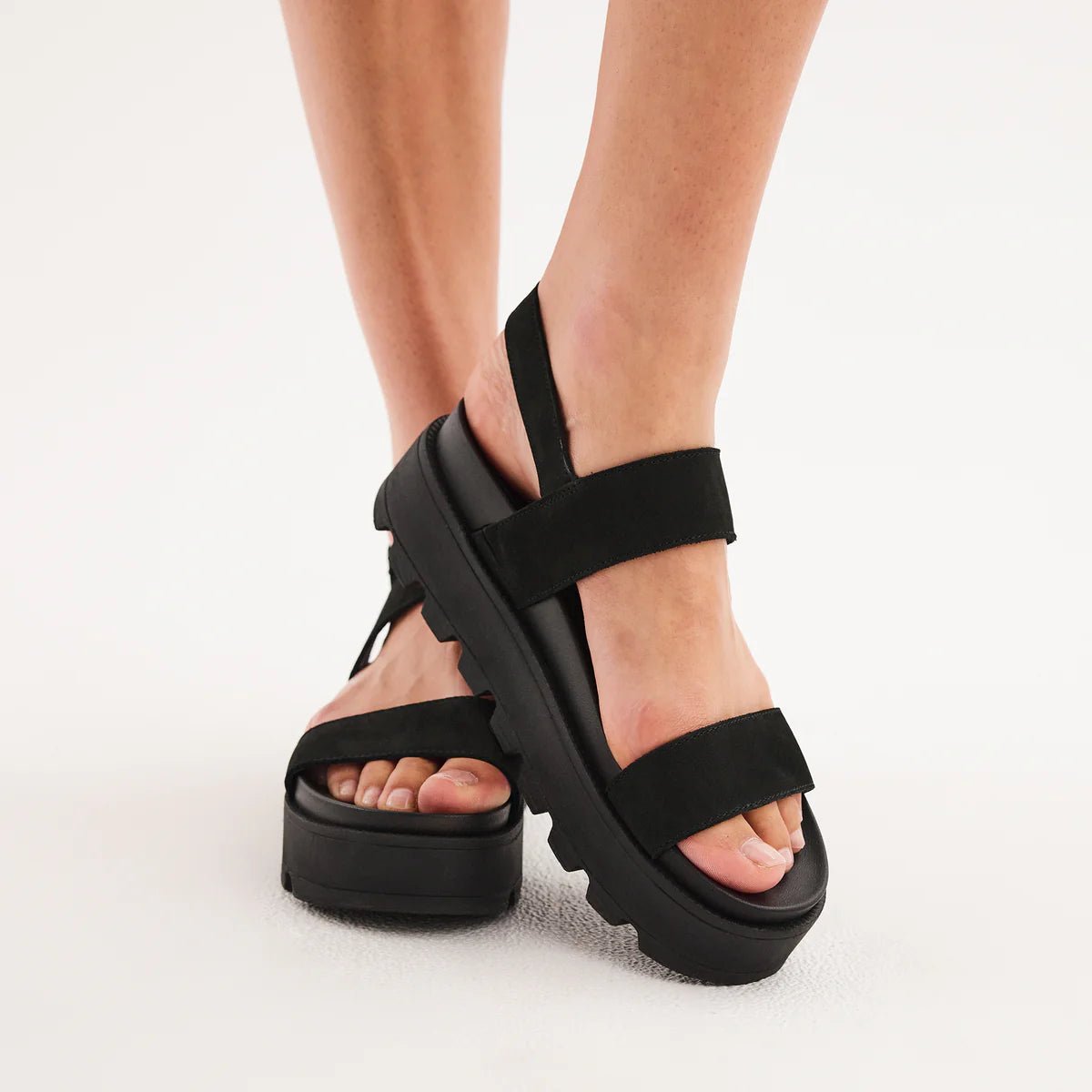 Zeze Wedge Strap All Black - Sare StoreRollie NationSandals