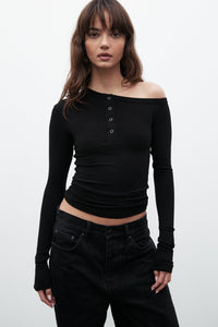 Zinnia Top - Black - Sare StoreBayse BrandTops